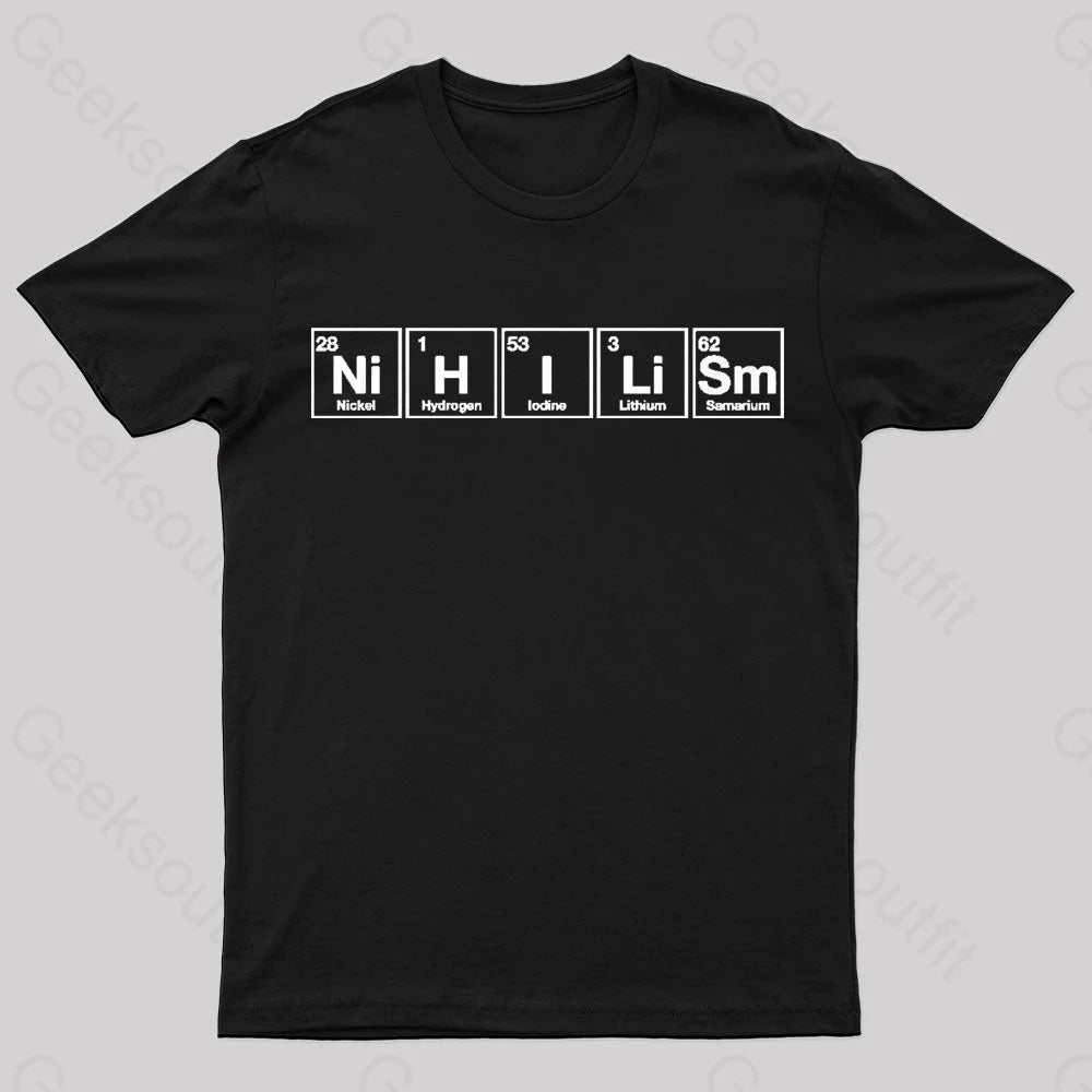 Nihilism Philosophy Geek T-shirt