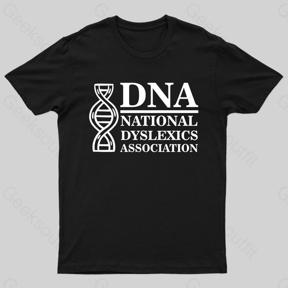 DNA National Dyslexics Association Nerd T-Shirt