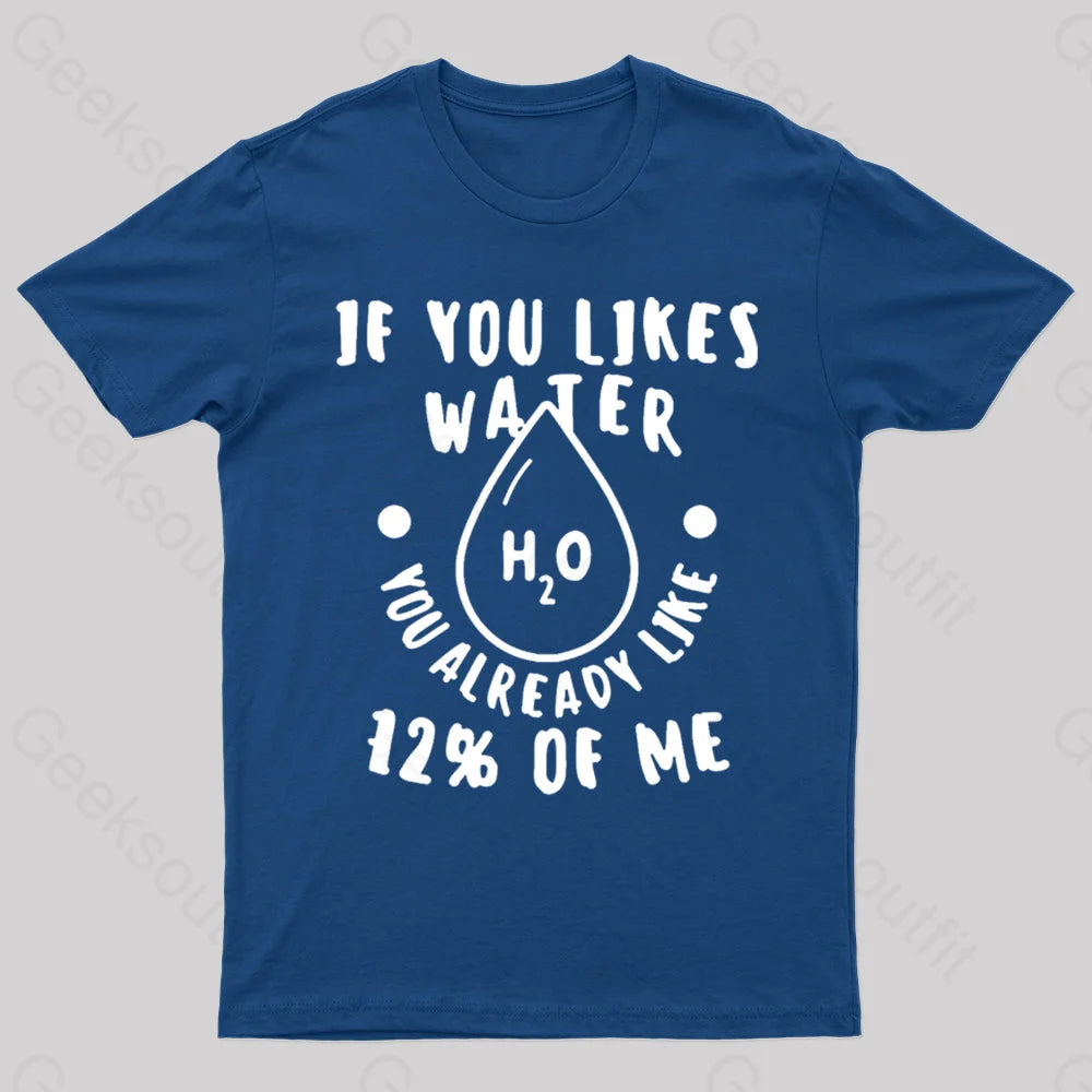 Like Water Like Me Geek T-Shirt