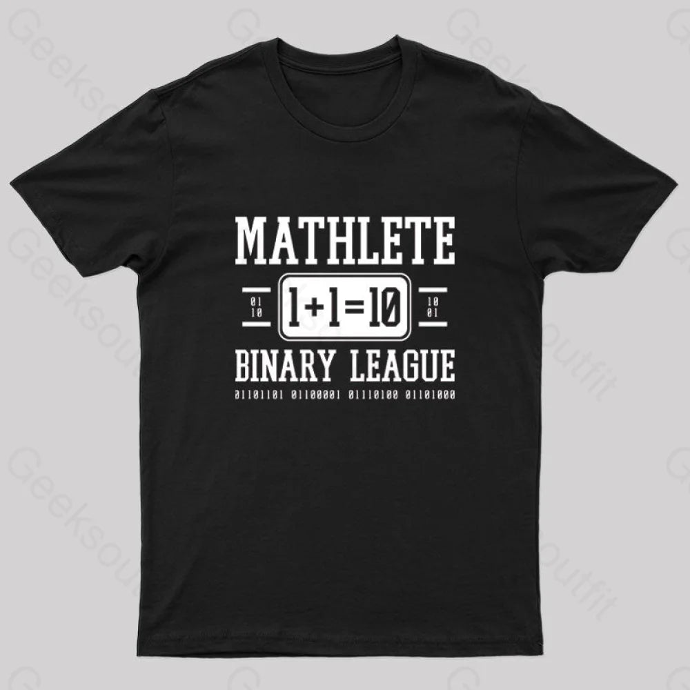 Mathlete Binary League Nerd T-Shirt