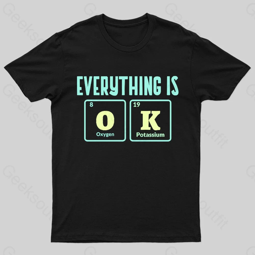 Everything Is Ok Nerd T-Shirt