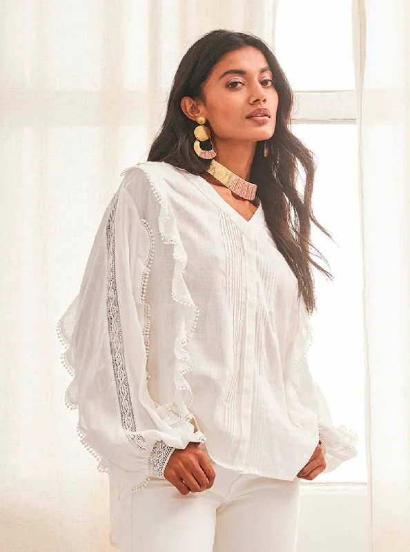 NKN MELANY ROMANTIC RUFFLED BLOUSE