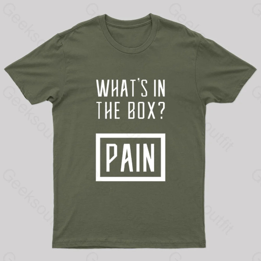 What's In The Box? Pain Geek T-Shirt