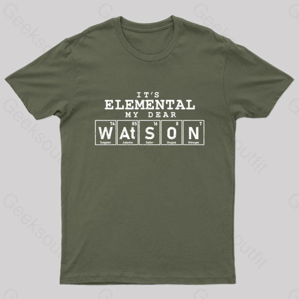 Elemental My Dear Watson Geek T-Shirt