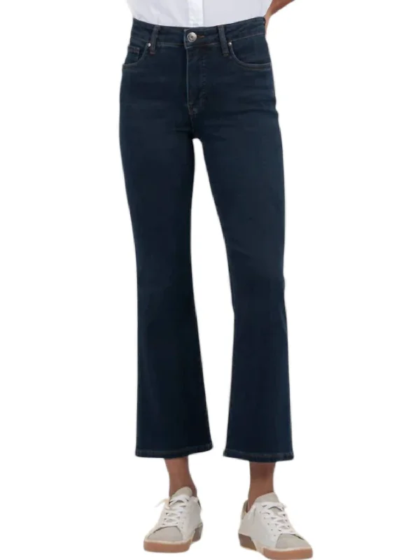 Kelsey High Rise Ankle Flare Jeans In Illustrate Wash