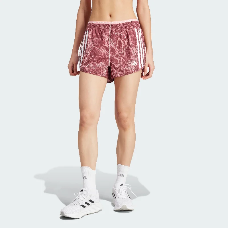 Women's adidas Own the Run Excite Allover Print AEROREADY Shorts