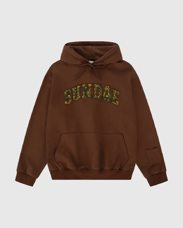 Boba Brown Chenille Arch Hoodie