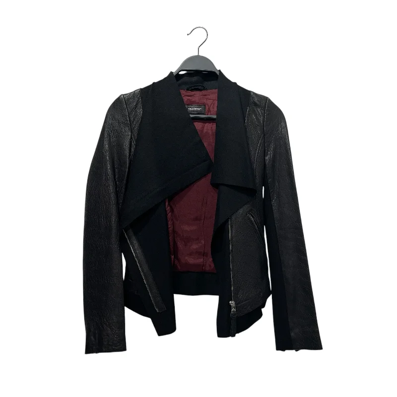 MACKAGE/Leather Jkt/XXS/Leather/BLK/wool in middle