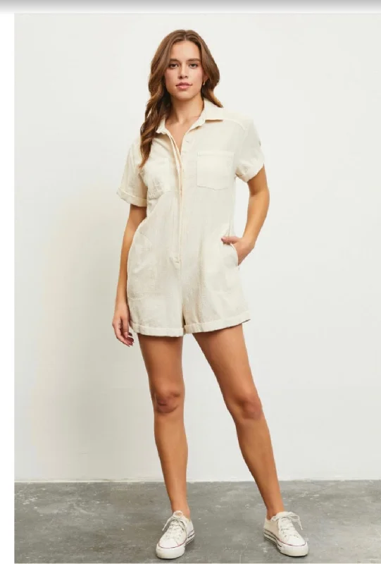 Georgie Romper off white