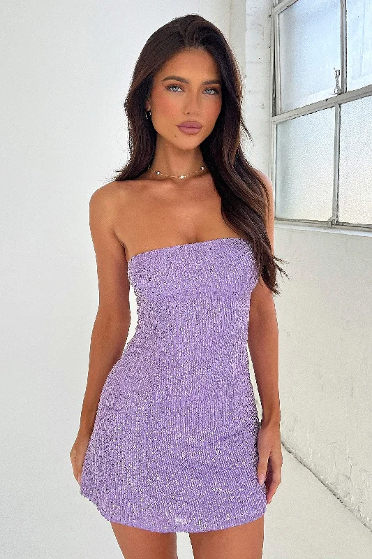 Arletta Dress - Purple