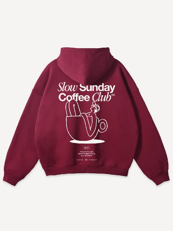 Limited Slow Sunday Coffee Club Oversized Hoodie