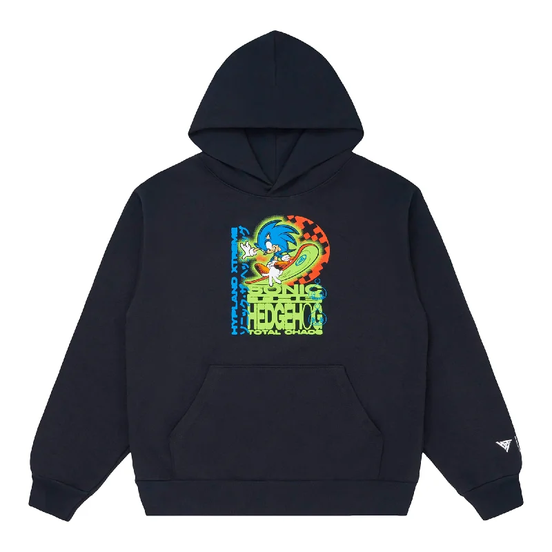 SONIC SNOW BOARD HOODIE (NAVY)