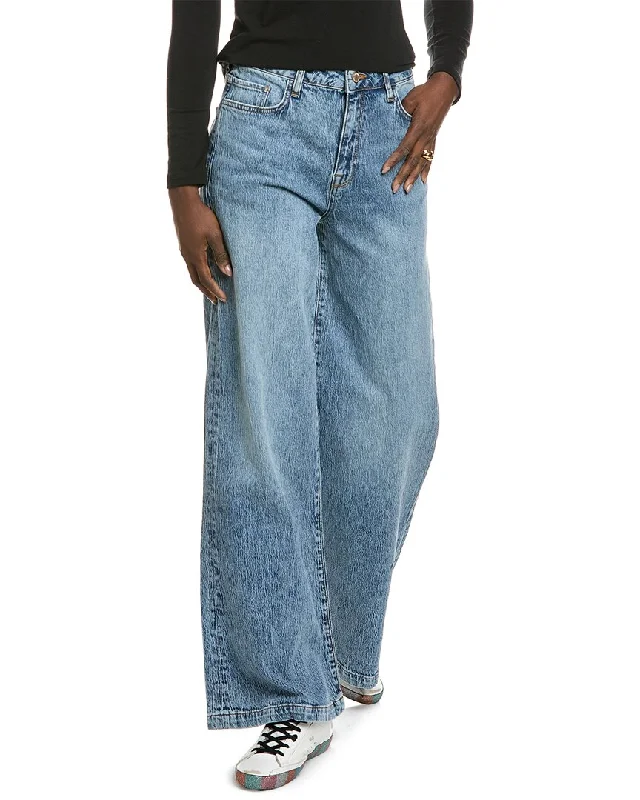 Triarchy Fonda High-Rise Prime Indigo Wide Leg Jean