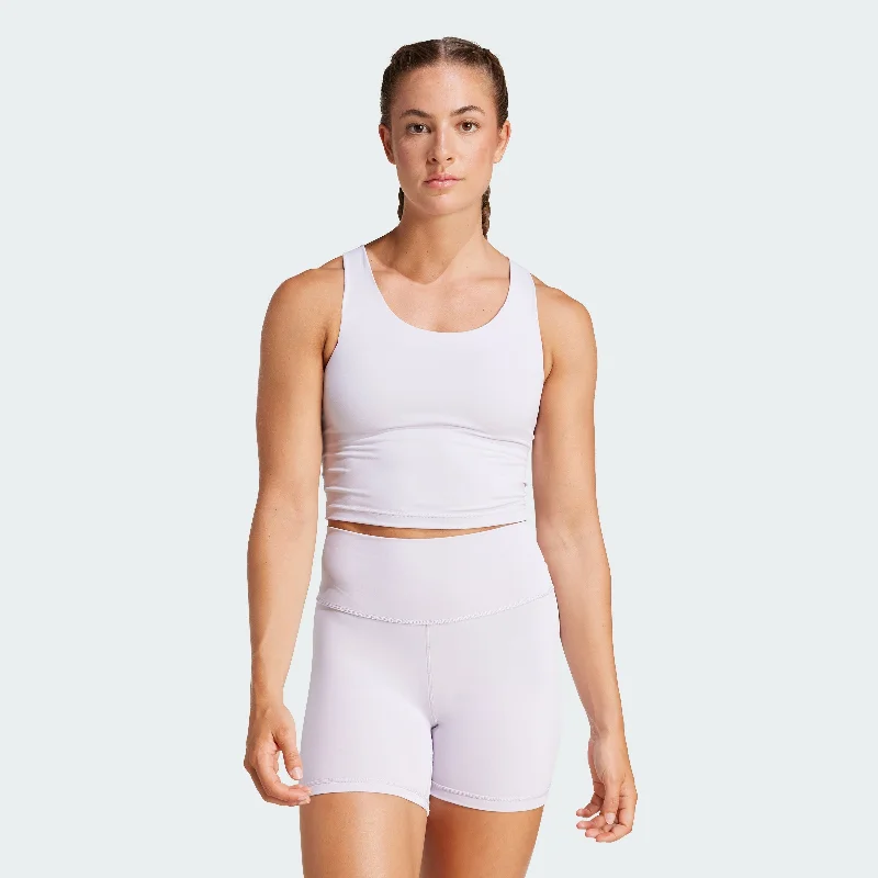 Women's adidas All Me Medium-Support Long Line Bra Tank Top