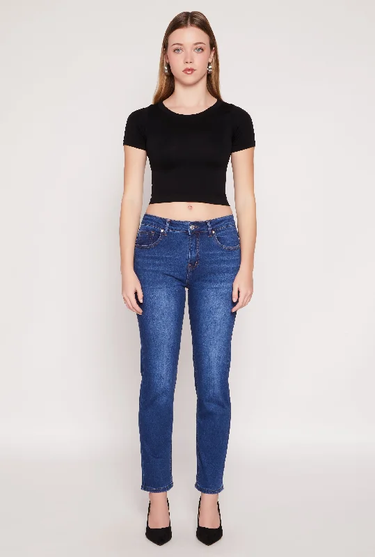 WAX Whiskered Straight Jeans