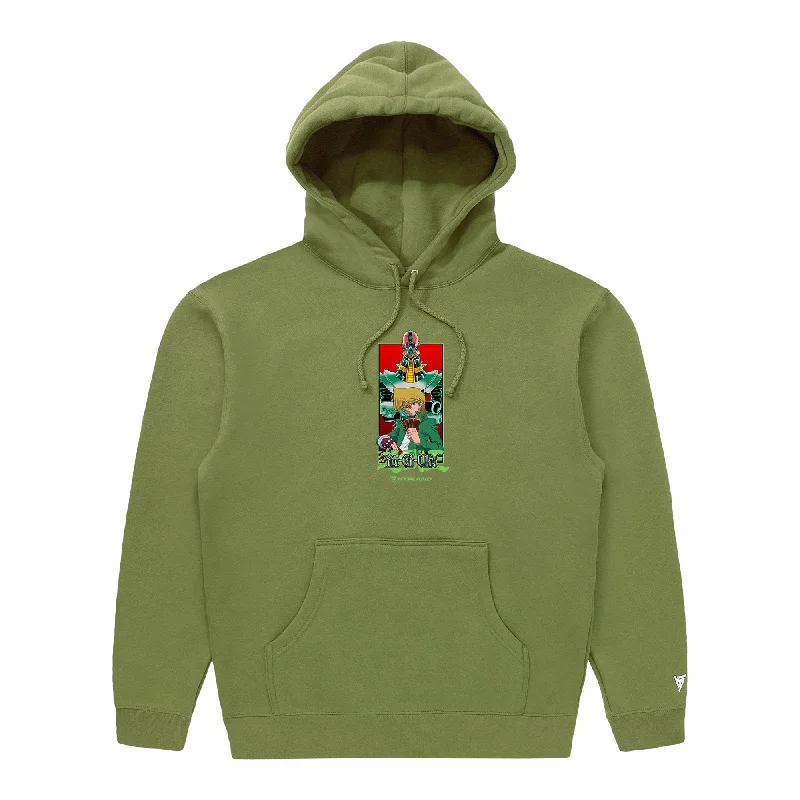 YUGIOH JOEY JINZO HOODIE (OLIVE)