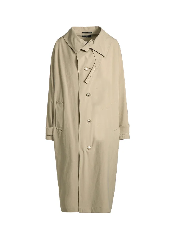 MATTE NYLON WEATHER BIG COAT