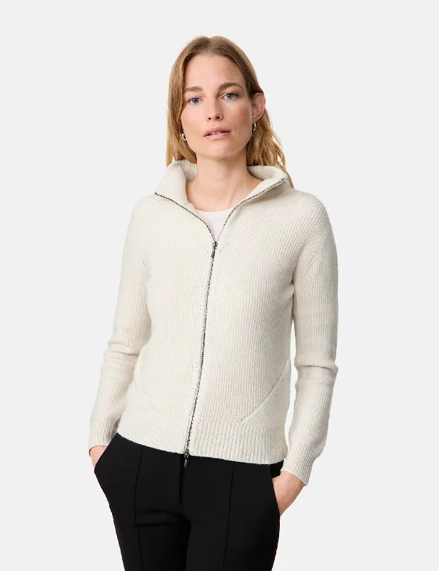 Zippered Cardigan