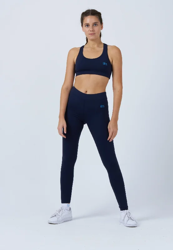 Sport Leggings lang, navy blau