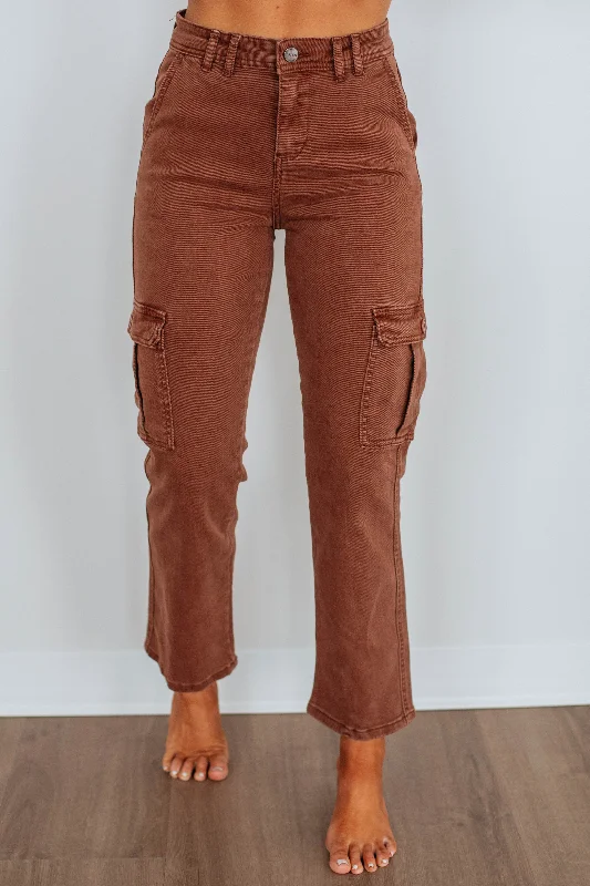 Hadley Risen Cargo Jeans - Espresso