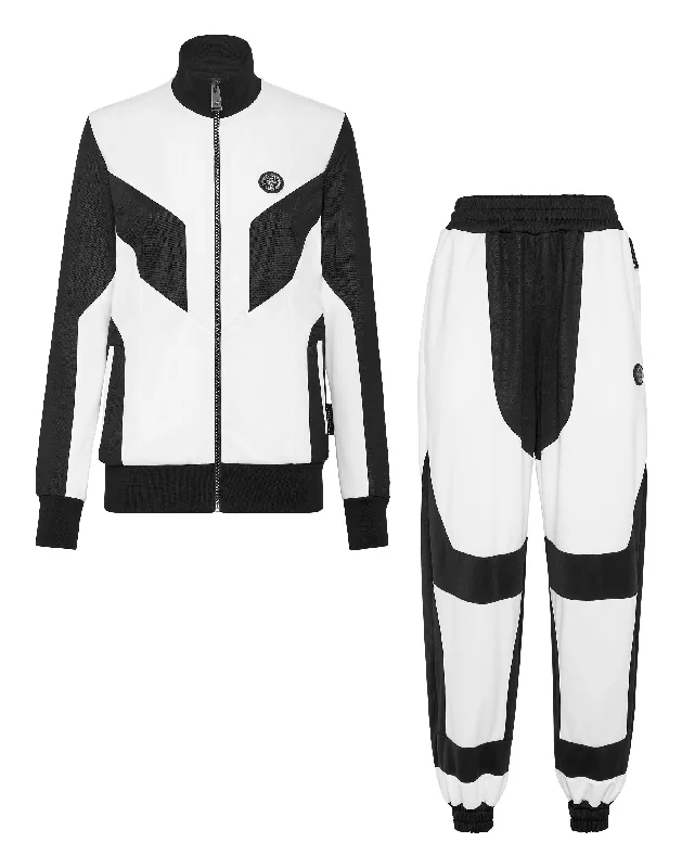 Jogging Set: Zip-up Jacket + pants Statement