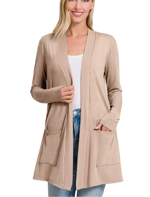 Jessie ~ Sand/Beige Cardigan