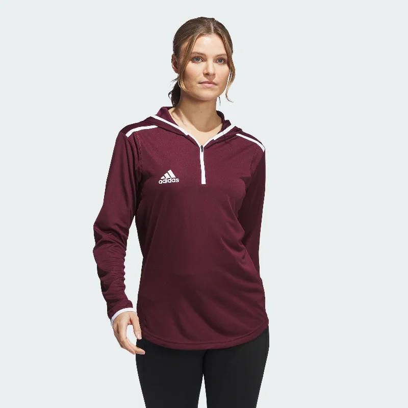 Women's adidas Team Issue Hooded Long Sleeve Tee