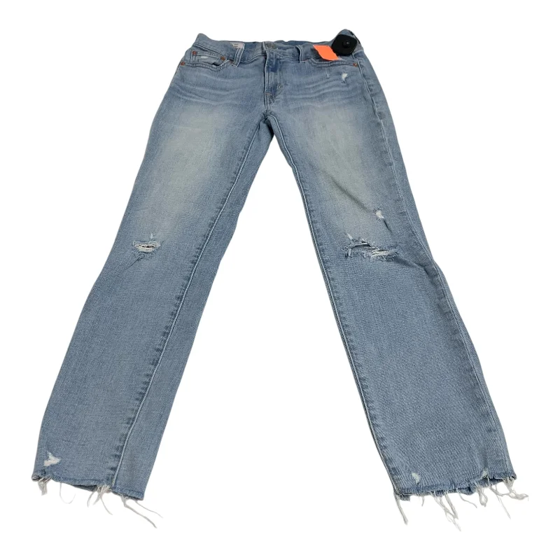 Jeans Straight By Gap In Blue Denim, Size: 0