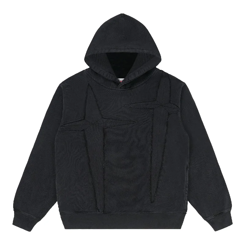 GUNDAM STARS HOODIE (WASHED BLACK)