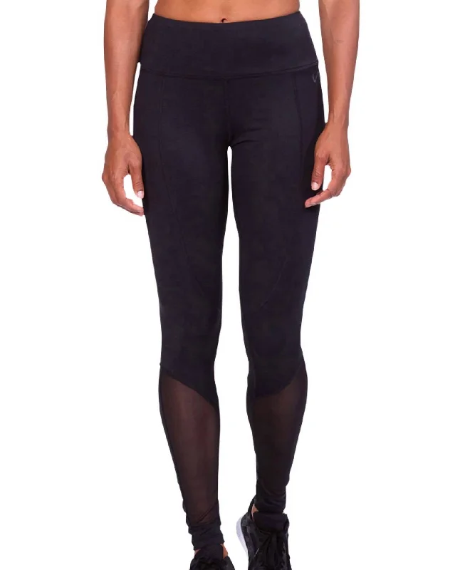 Headline Mesh Ryder Leggings In Black