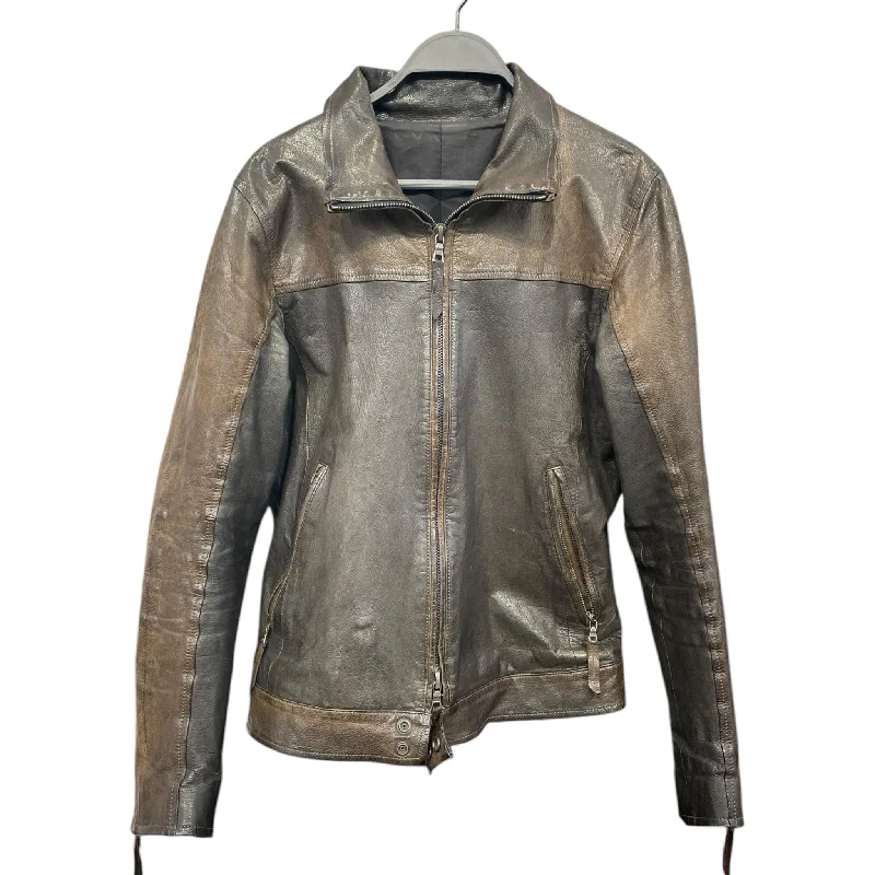 ISAMU KATAYAMA BACKLASH/Leather Jkt/S/Leather/BRW/vintage feel, two tone brown