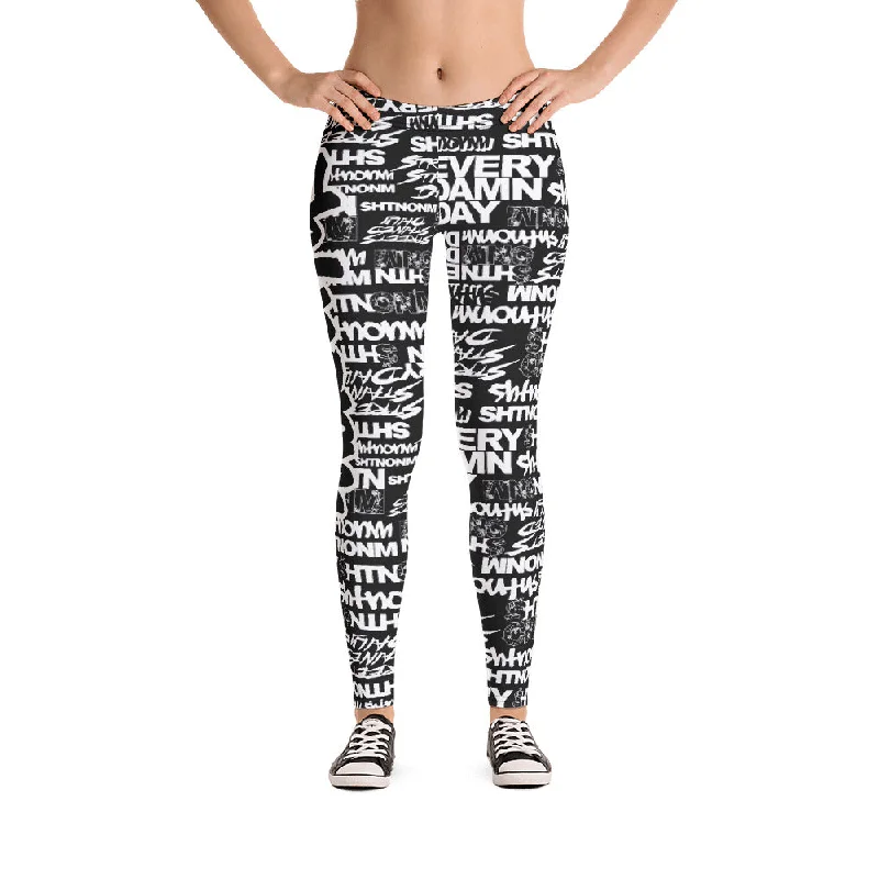 SHTNONM - LEGGINGS (BLACK/BLACK)