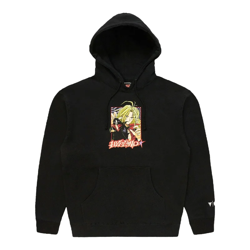 YYH KARASU STAR HOODIE (BLACK)