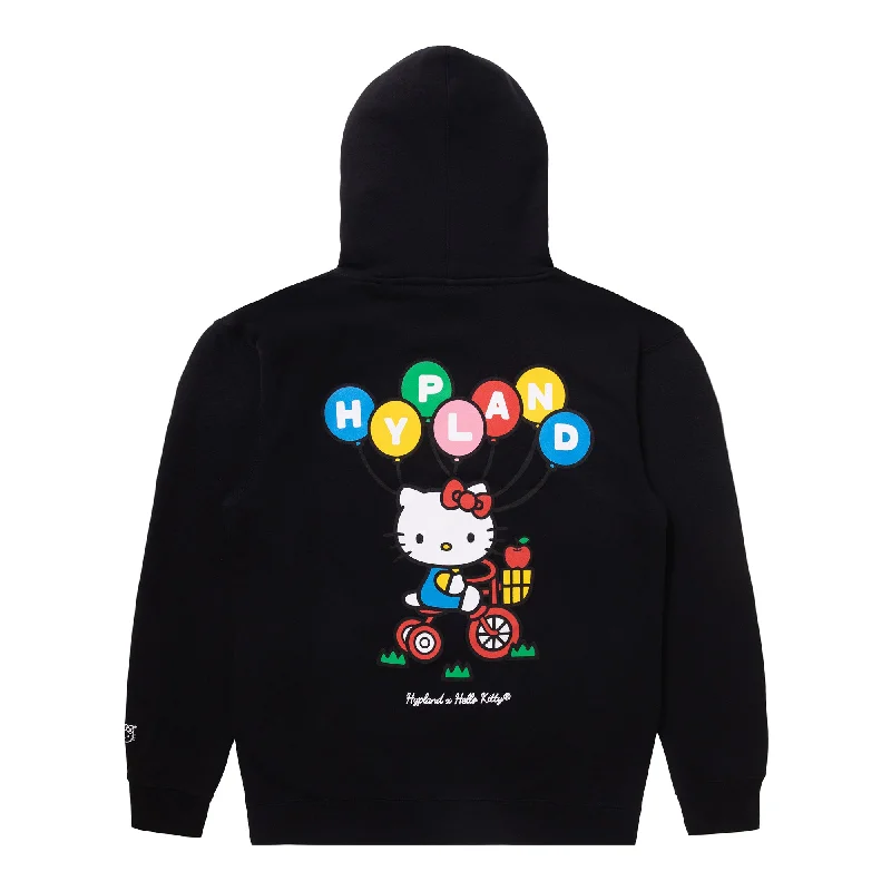 HELLO KITTY BALLOONS HOODIE (BLACK)