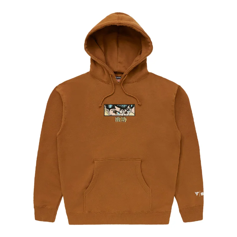 YYH YUSUKE EYES HOODIE (BROWN)