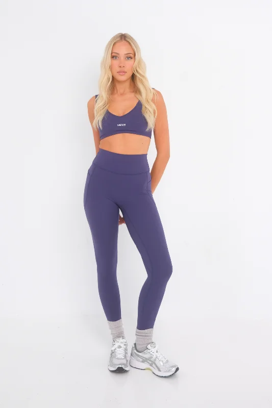 Alpine Pocket Leggings - Grape