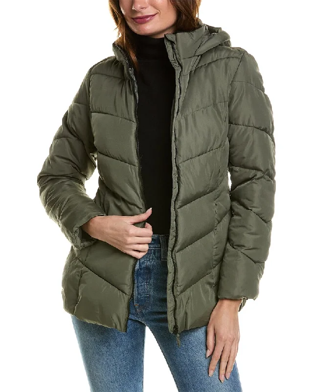 Big Chill Chevron Quilted Puffer Jacket