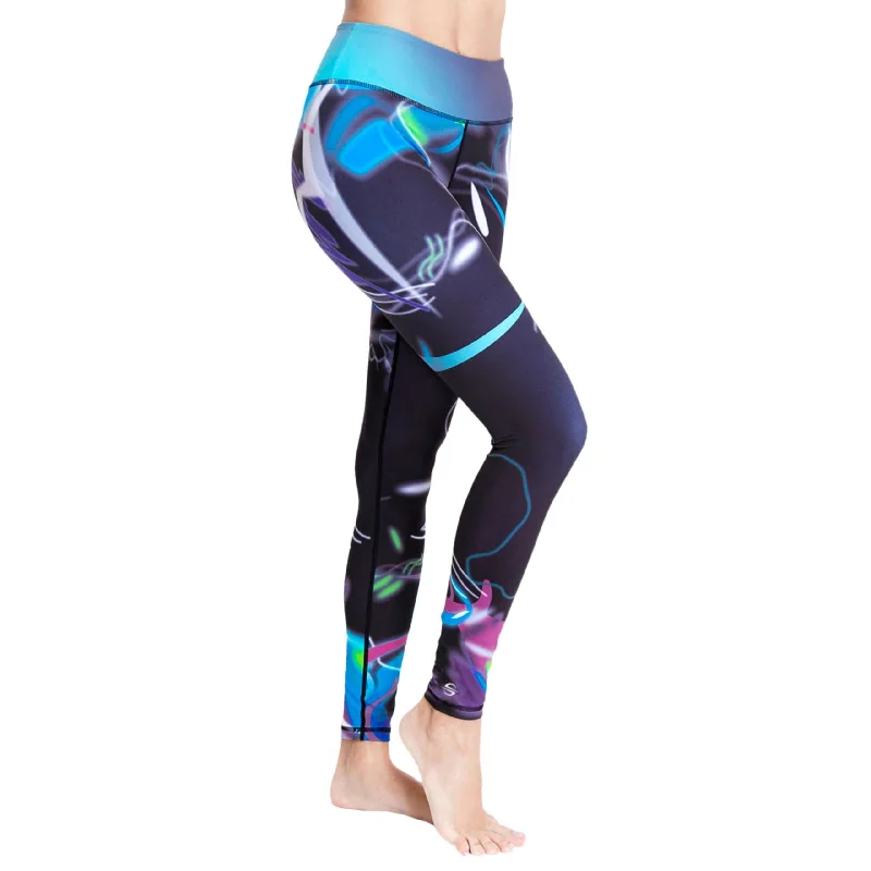 Swim Leggings for Women UPF 50+| Mystica - Purple