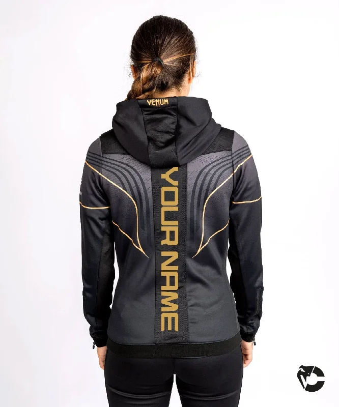 UFC Venum Personalized Authentic Fight Night 2.0 Women's Walkout Hoodie - Champion