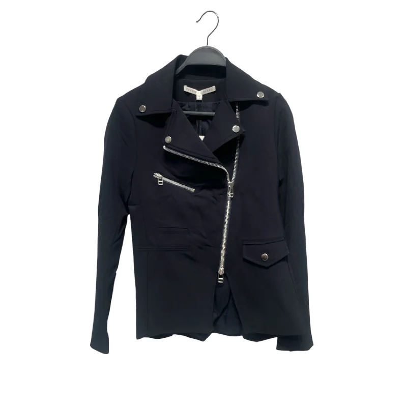 VERONICA BEARD/Riders Jkt (W)/0/Polyester/BLK/BIKER JACKET