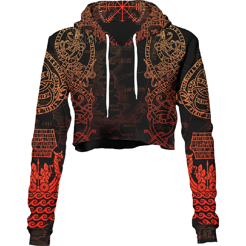 Drakkar Crop Hoodie