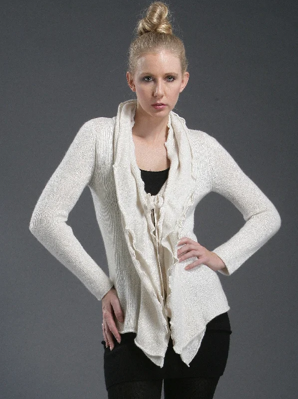 Ruffle Cardigan