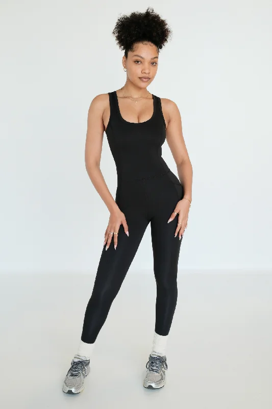 Breathe Full Pocket Bodysuit - Black