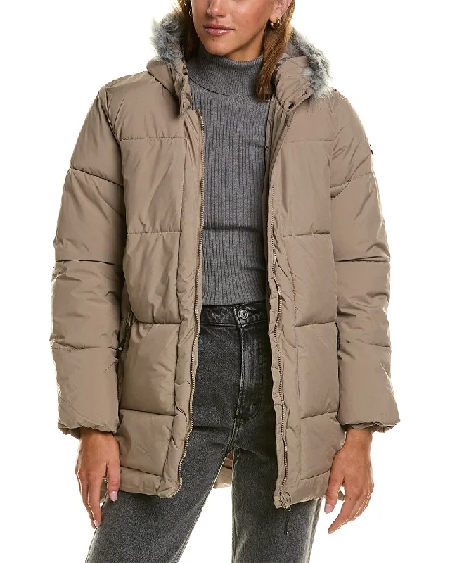 Big Chill Wide Quilted Puffer Jacket