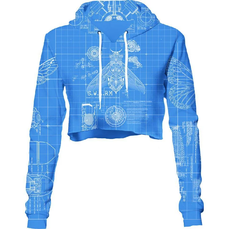 Swarm Crop Hoodie