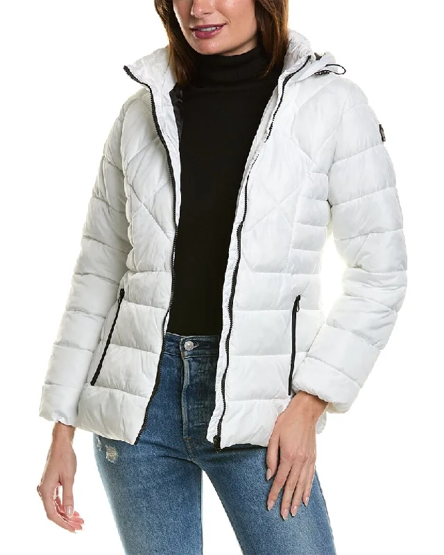 Big Chill Multi Quilted Puffer W/Black Woobie