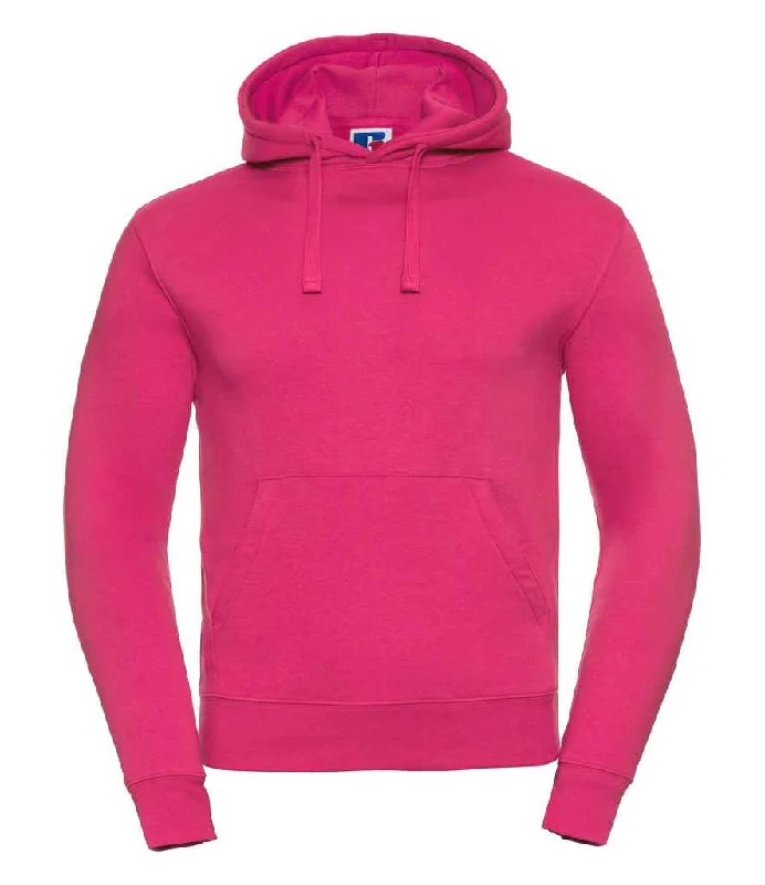 Russell Authentic Hooded Sweatshirt | Fuchsia