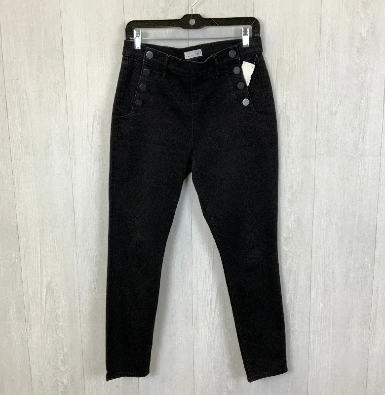 Jeans Skinny By Loft In Black, Size: 8