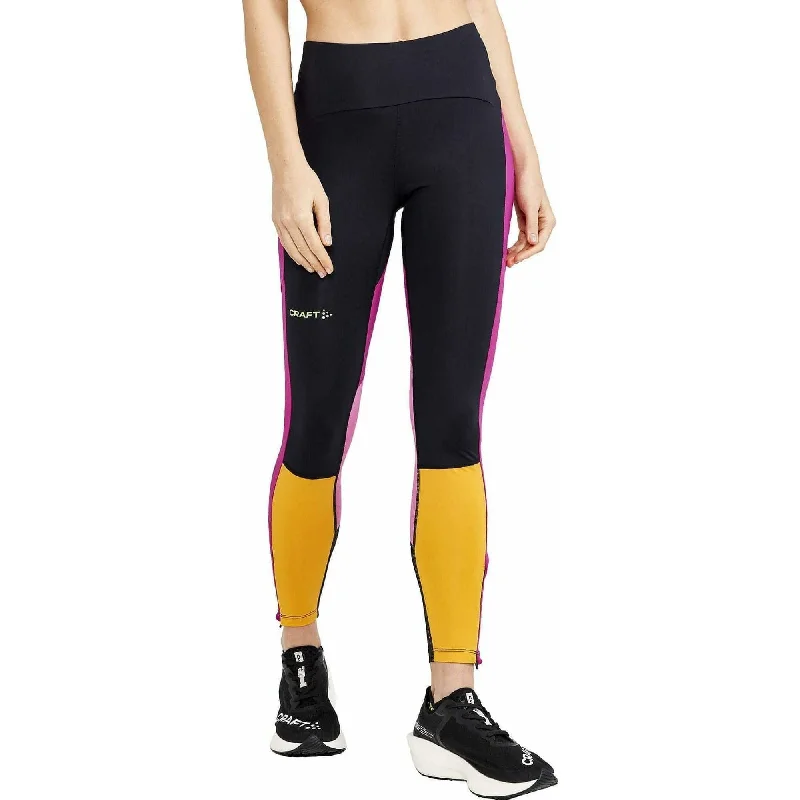 Craft PRO Hypervent Womens Long Running Tights - Black