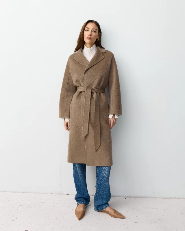 THE CURATED CLASSIC COAT - TAUPE